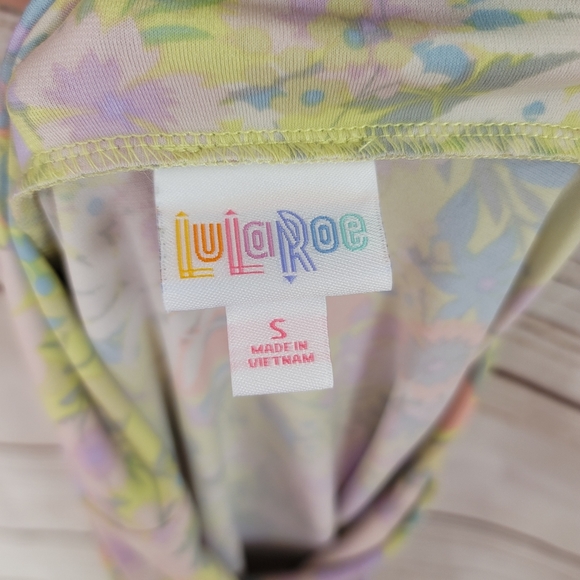 Lularoe | Stretchy Pastel Floral Skirt Simply Comf - Picture 5 of 6